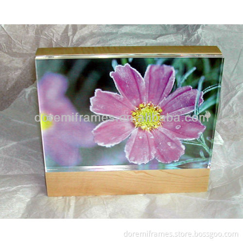 shenzhen high quality acrylic desktop photo picture frame